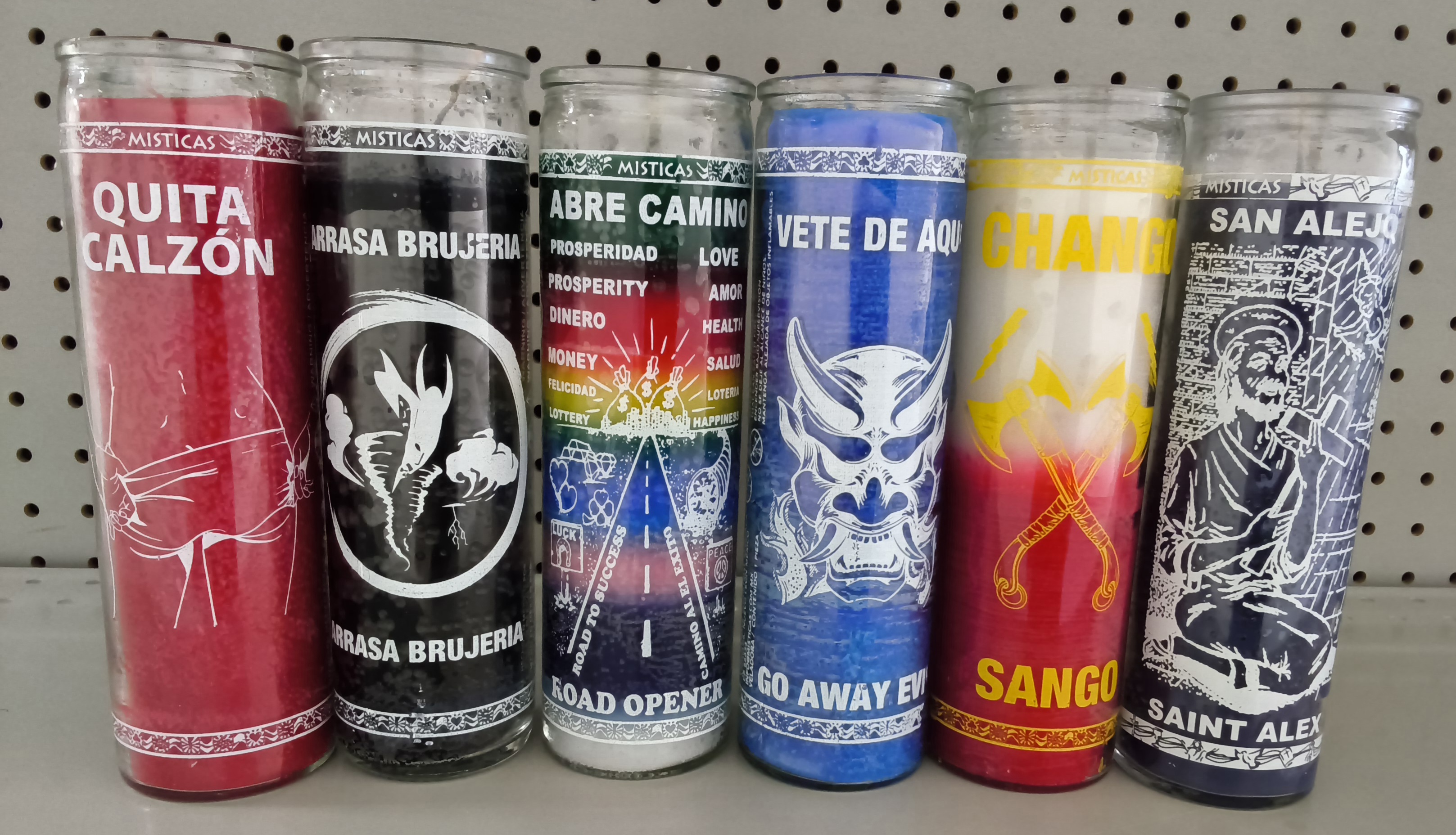 Velas de cristal