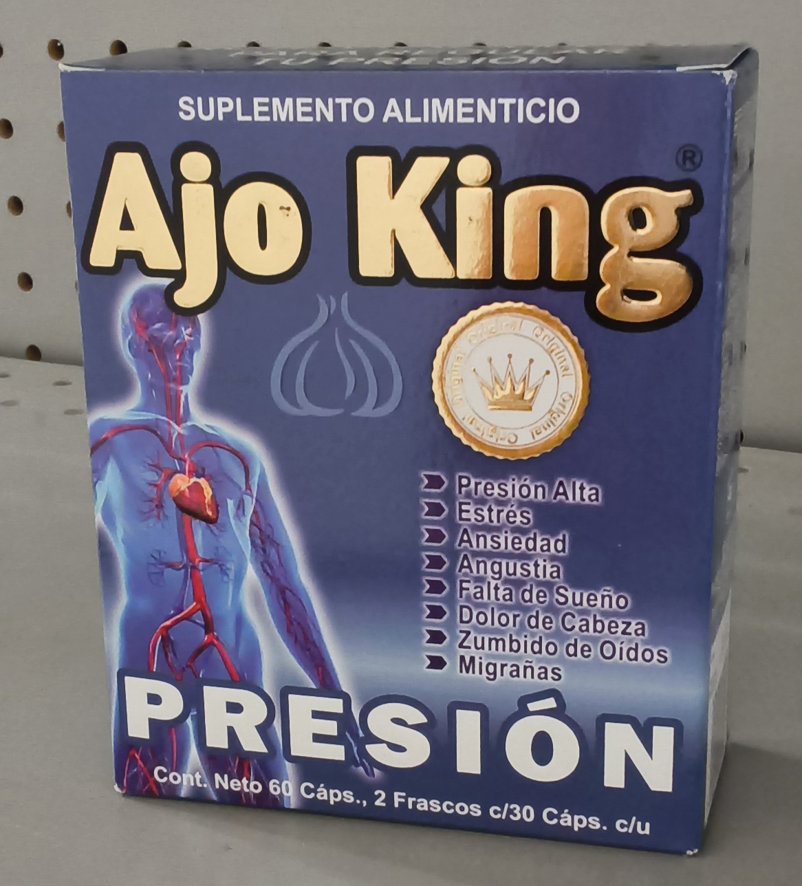 Ajo King presión arterial