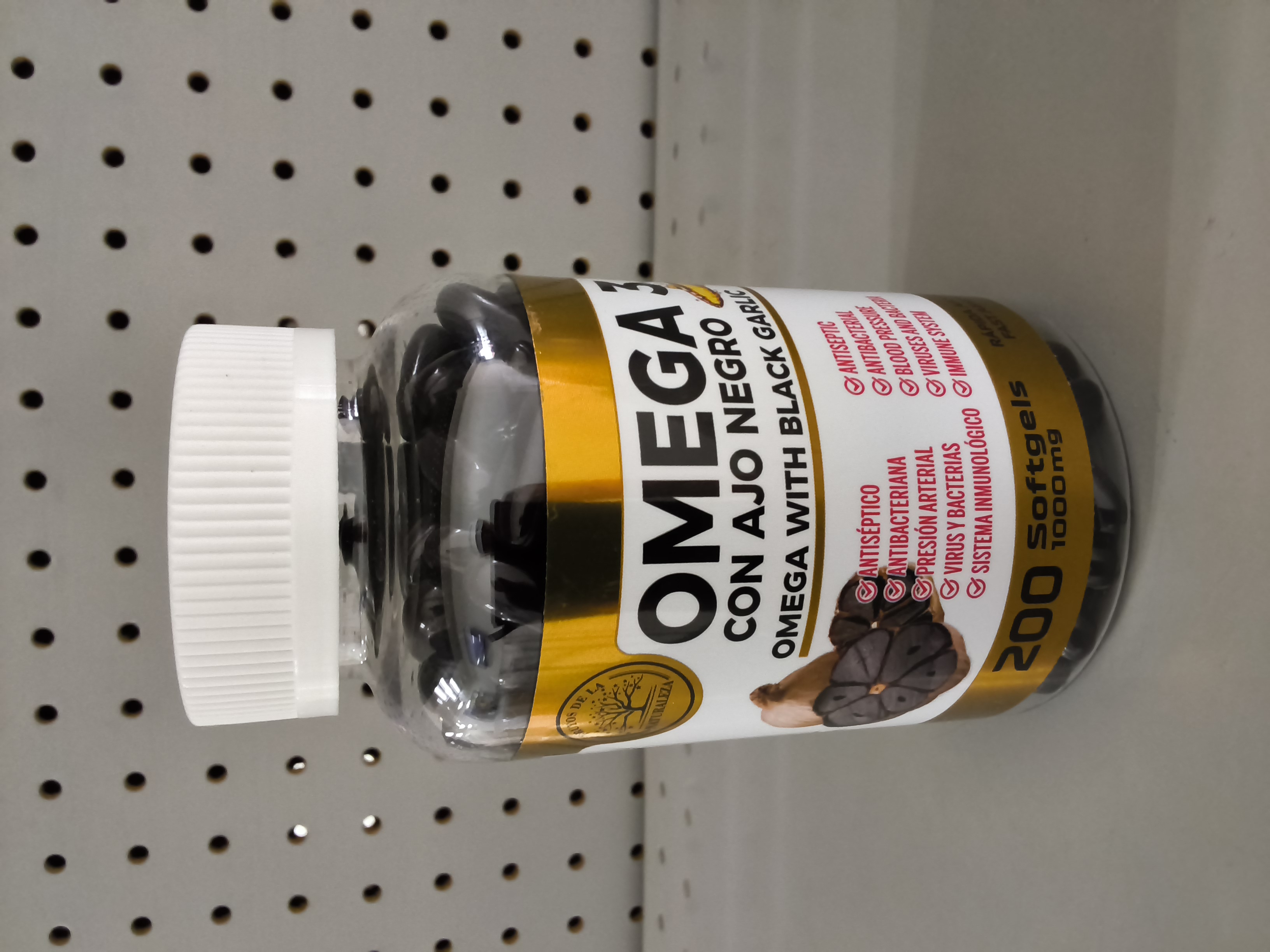 Omega 3 con ajo negro